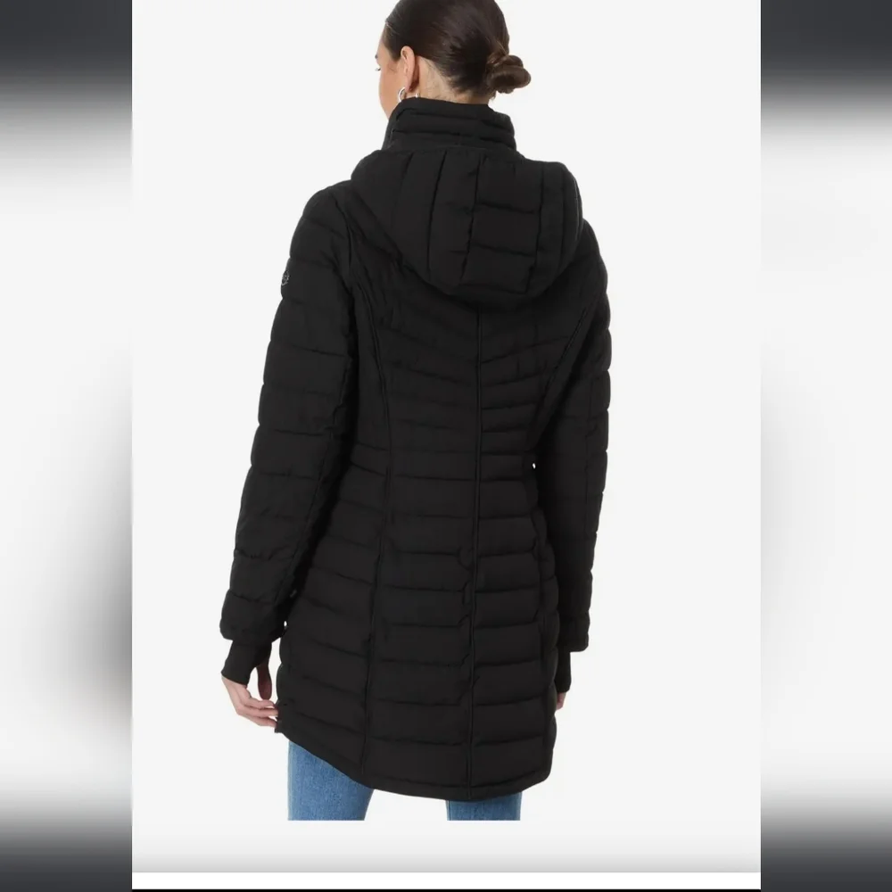 Michael Kors‎ Black Puffer Jacket, Quilted Black